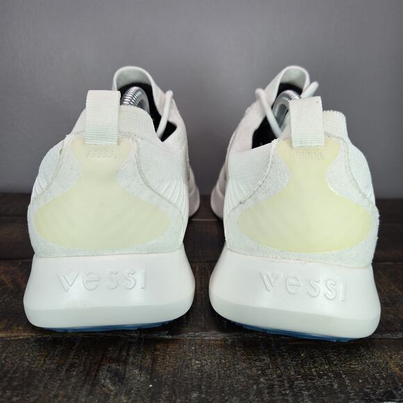 Vessi Everyday 2.0 Mens Size 10 Lace Up Waterproof Shoes Sneakers Polar White main image 6